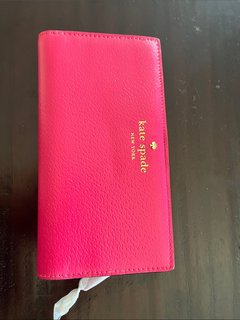 kate spade Hot Pink Leather Continental Wallet